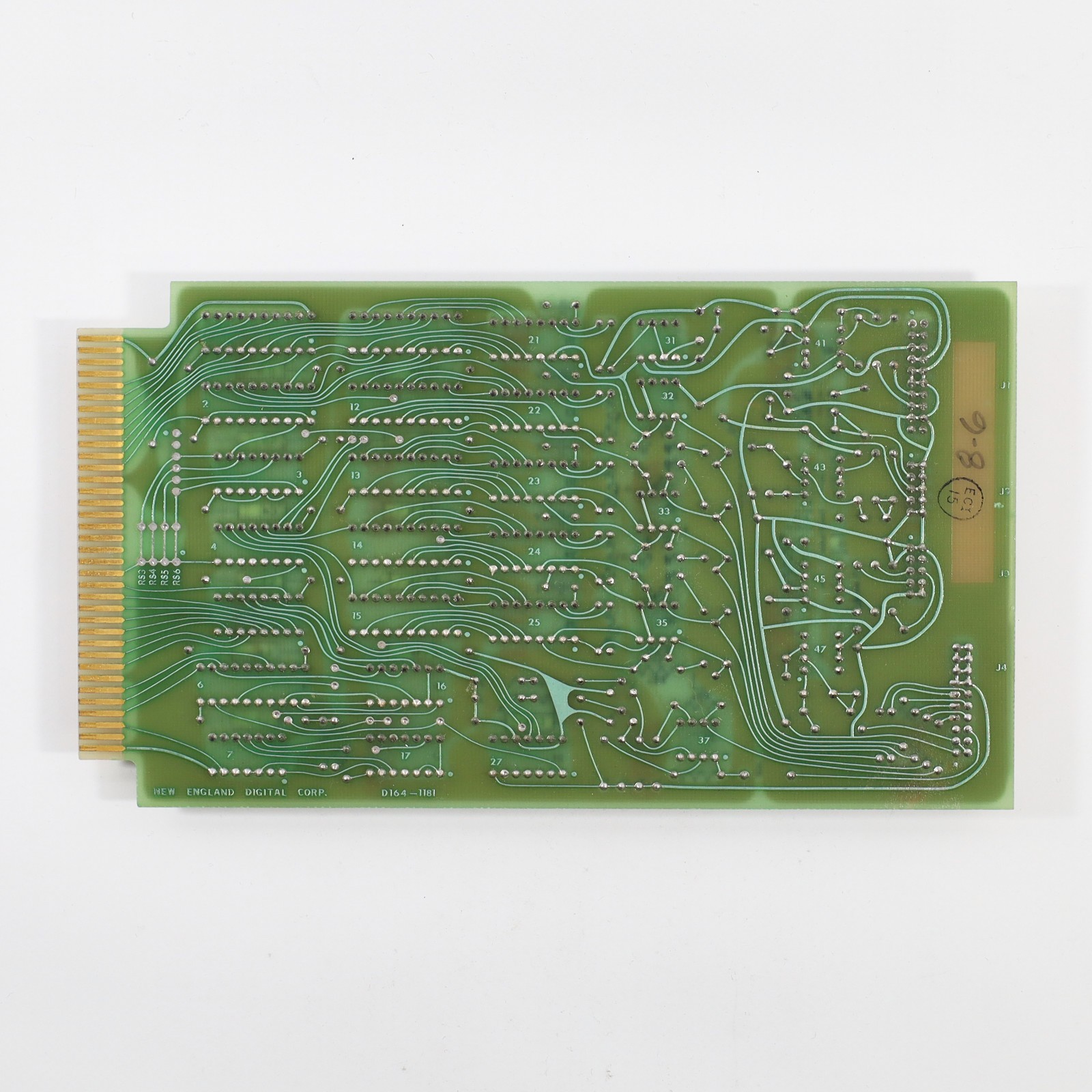 New England Digital Synclavier D164-1181 Computer Bin Card