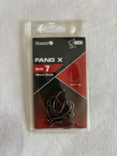 Nash Fang X Micro Barbed Hooks Size 6  N6