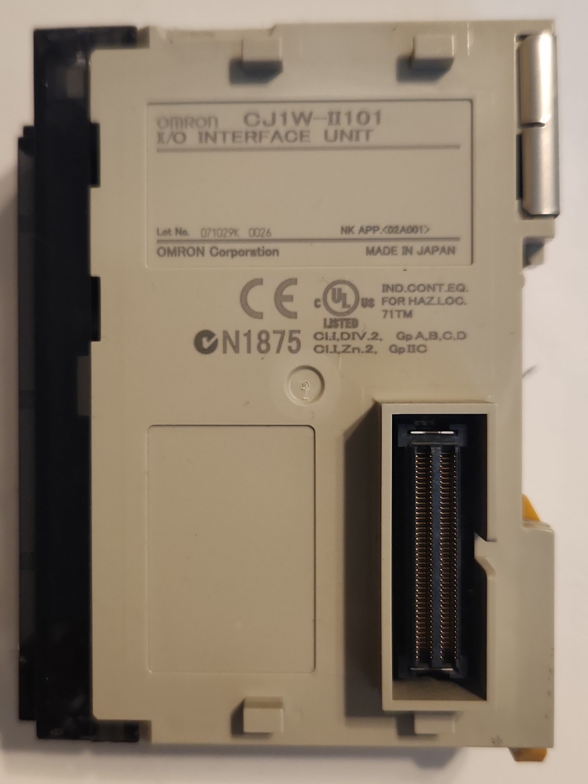 Omron CJ1W-II101 CJ1WII101 PLC I/O Interface Module Unit - Warranty & Free Ship