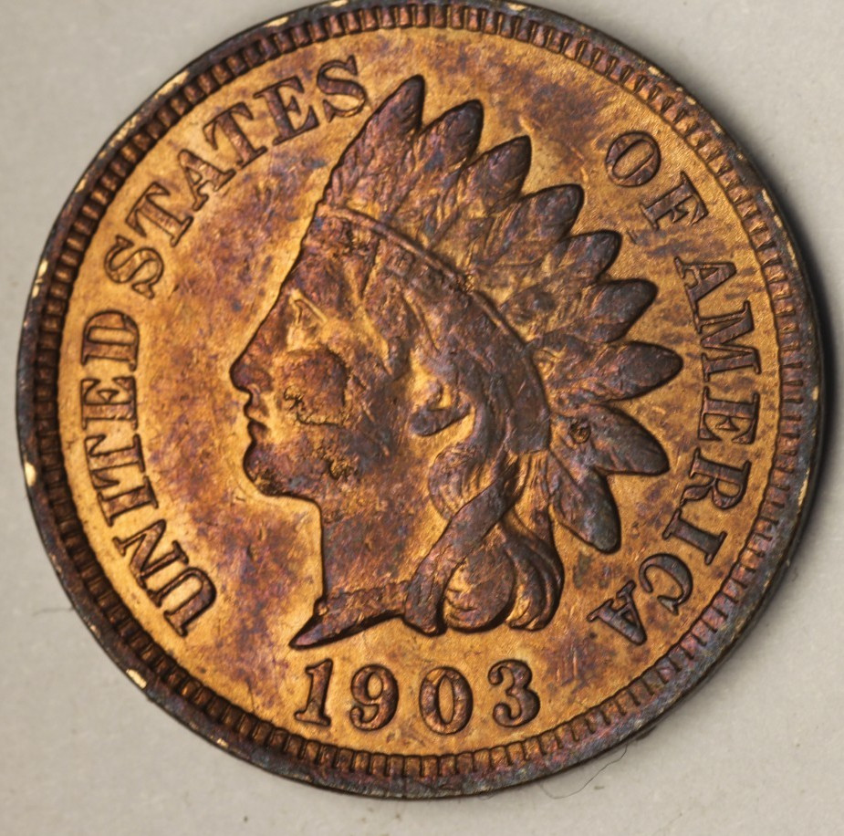 1903 1 Cent Indian Cent UNC C25.29-123