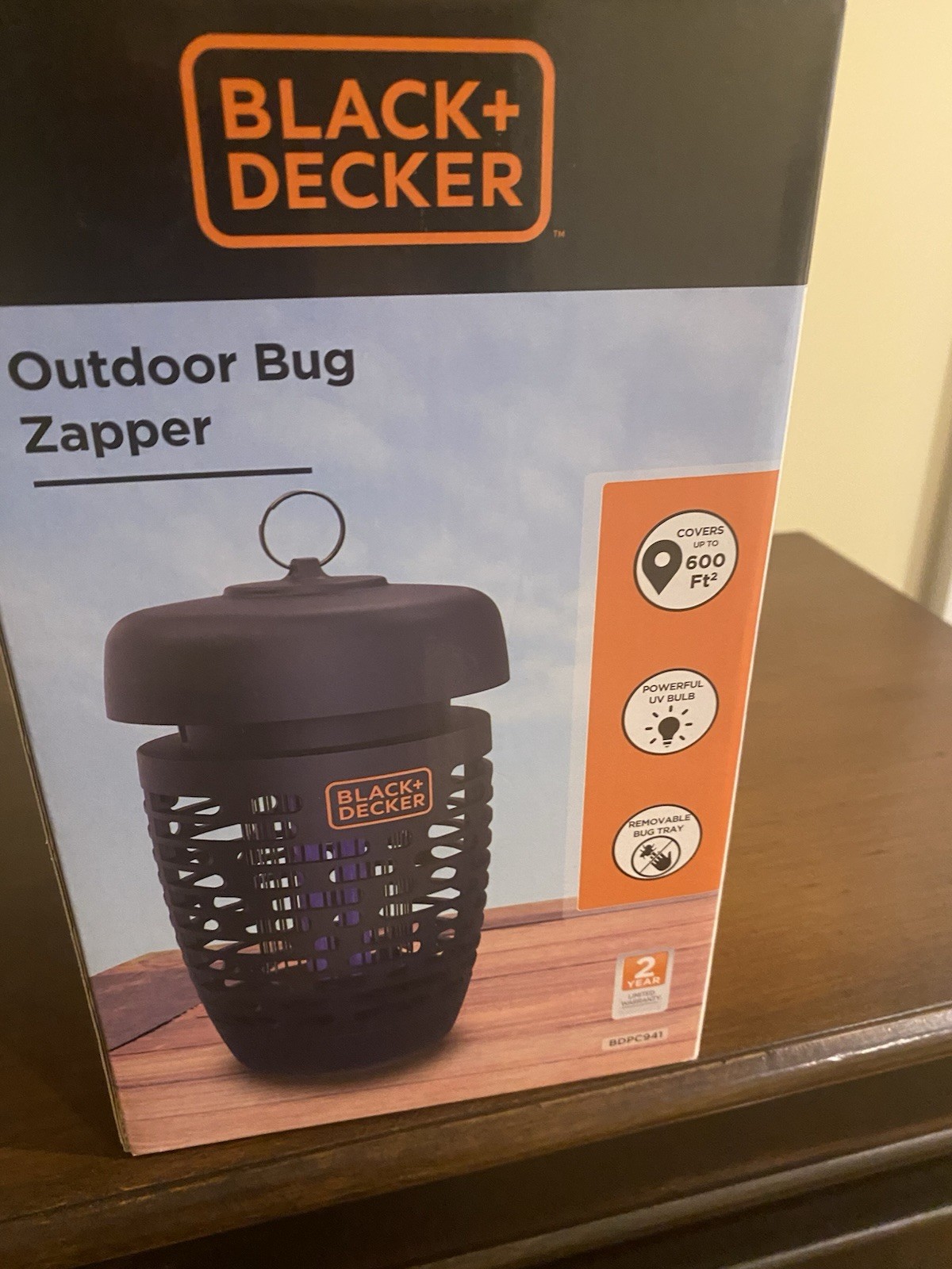 BLACK + DECKER UV Bug Zapper BDPC941 Insect Pest Control Mosquito/Fly Repel/Trap