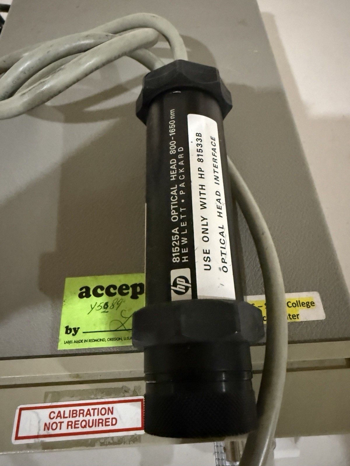 HP 8153A with 81533A Interface and 81525A Power Head