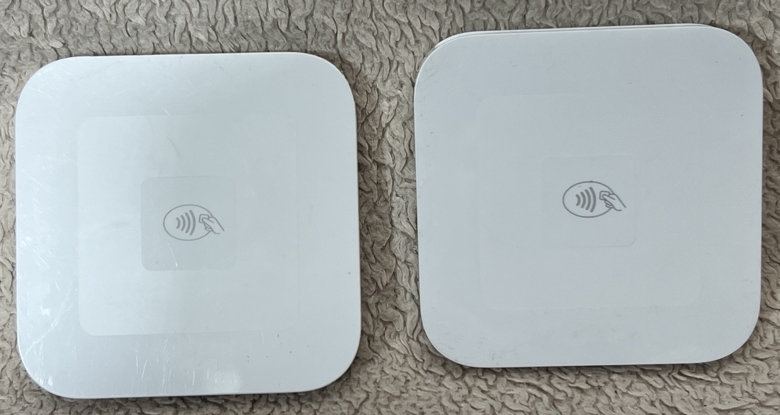 (2) Square Model S8 Contactless Chip Card Reader with Power Dock USB Stand