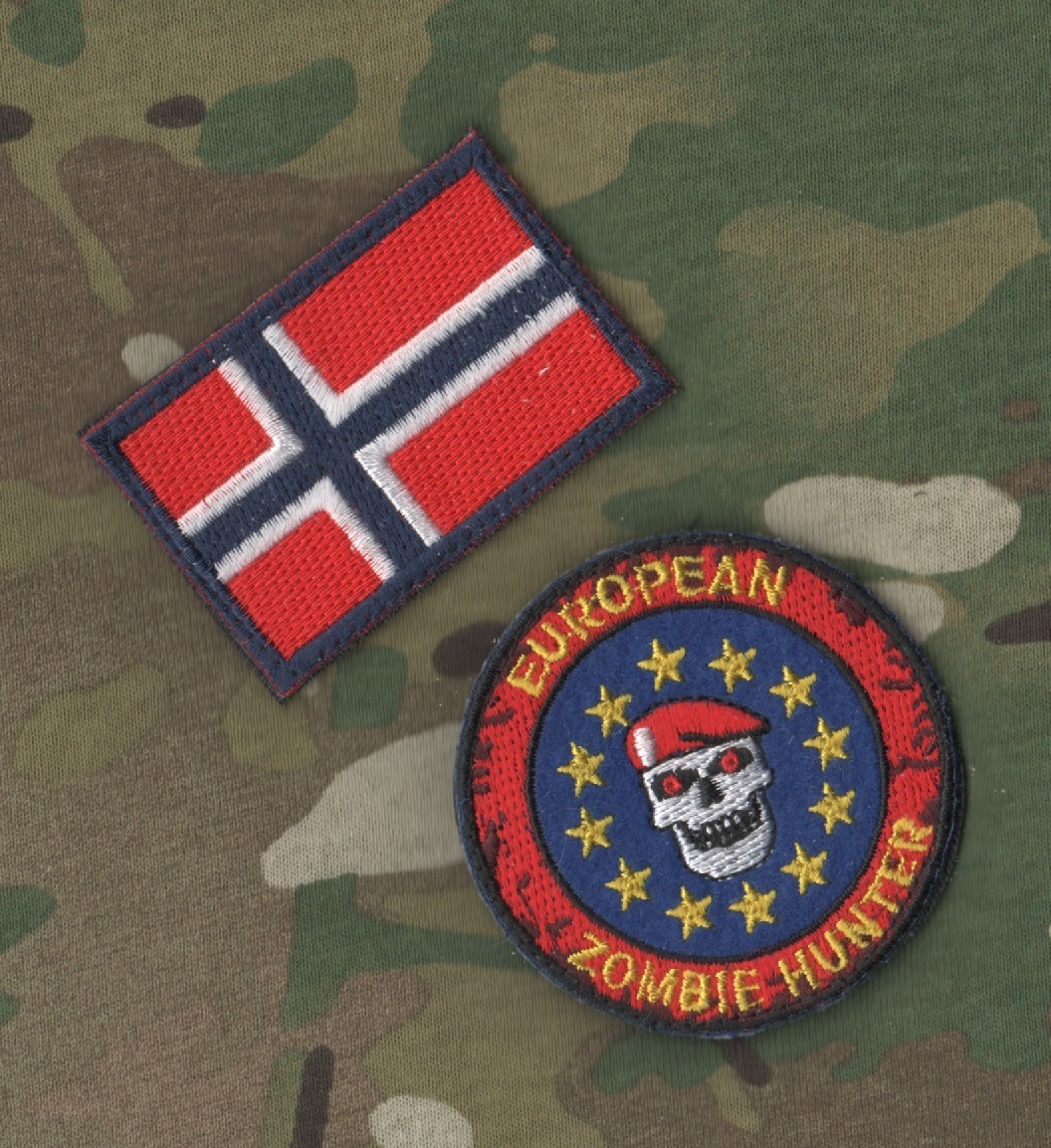 EUROPEAN NATO COALITION ZOMBIE HUNTER vel©®Ø 2-SSI SET: NORWAY Kongeriket Norge