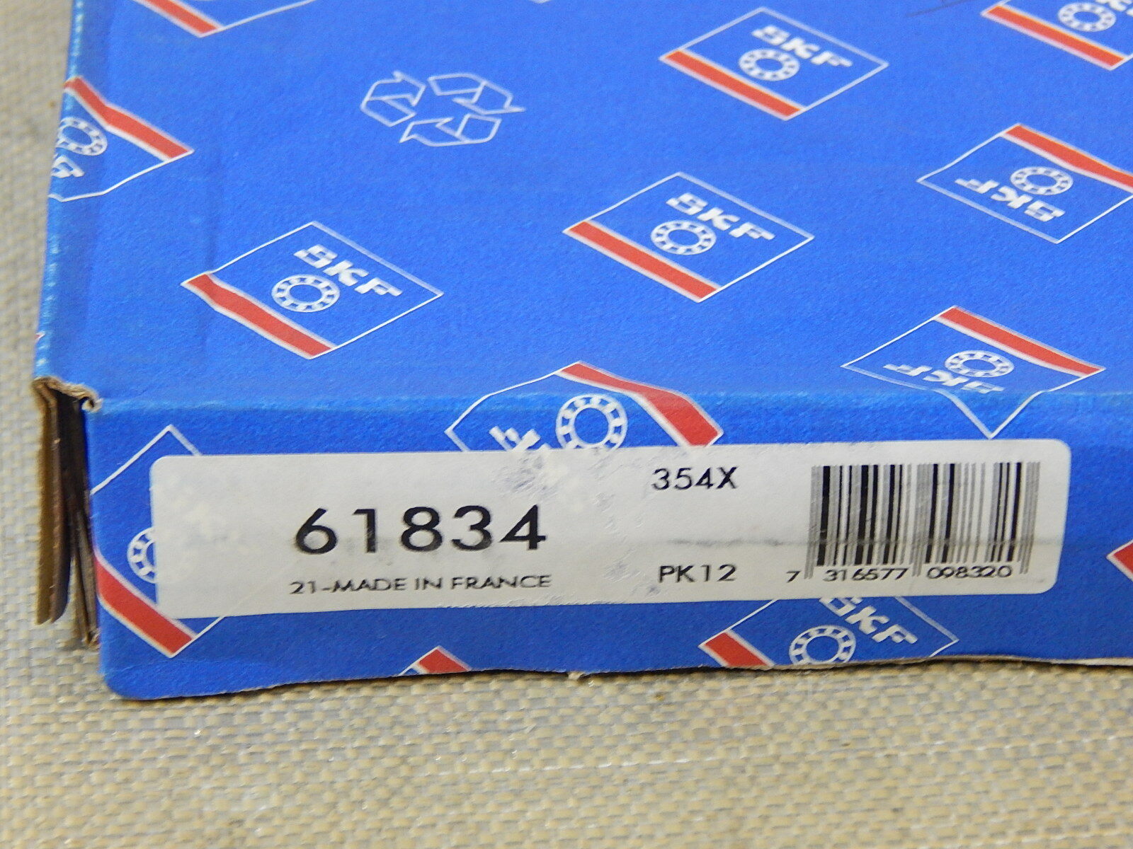SKF Deep Groove Ball Bearing 61834 New