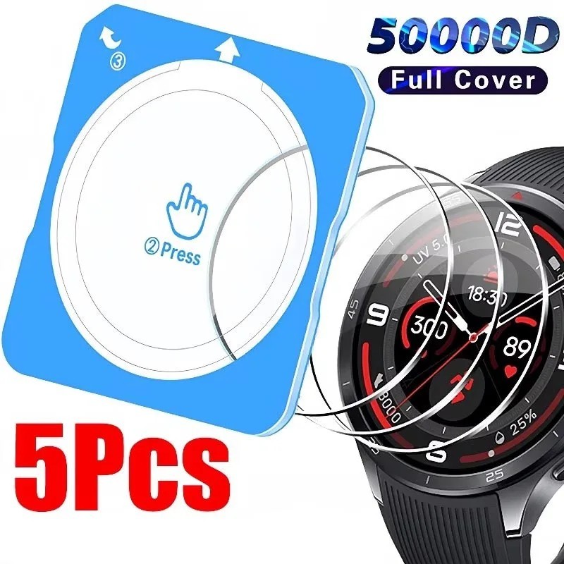 2-Packs Clear Glass Screen Protector For Samsung Galaxy Watch Ultra 2025/7 6 5 4