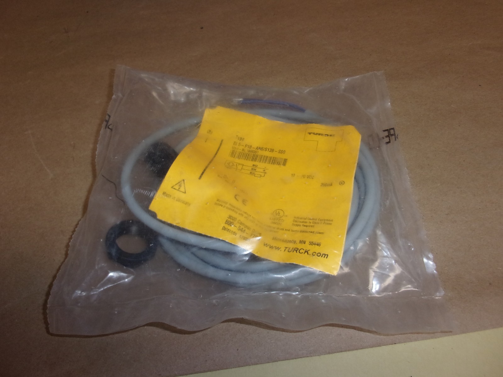 Turck Type BI5-P18-AN6/S139-S90 Proximity Sensor