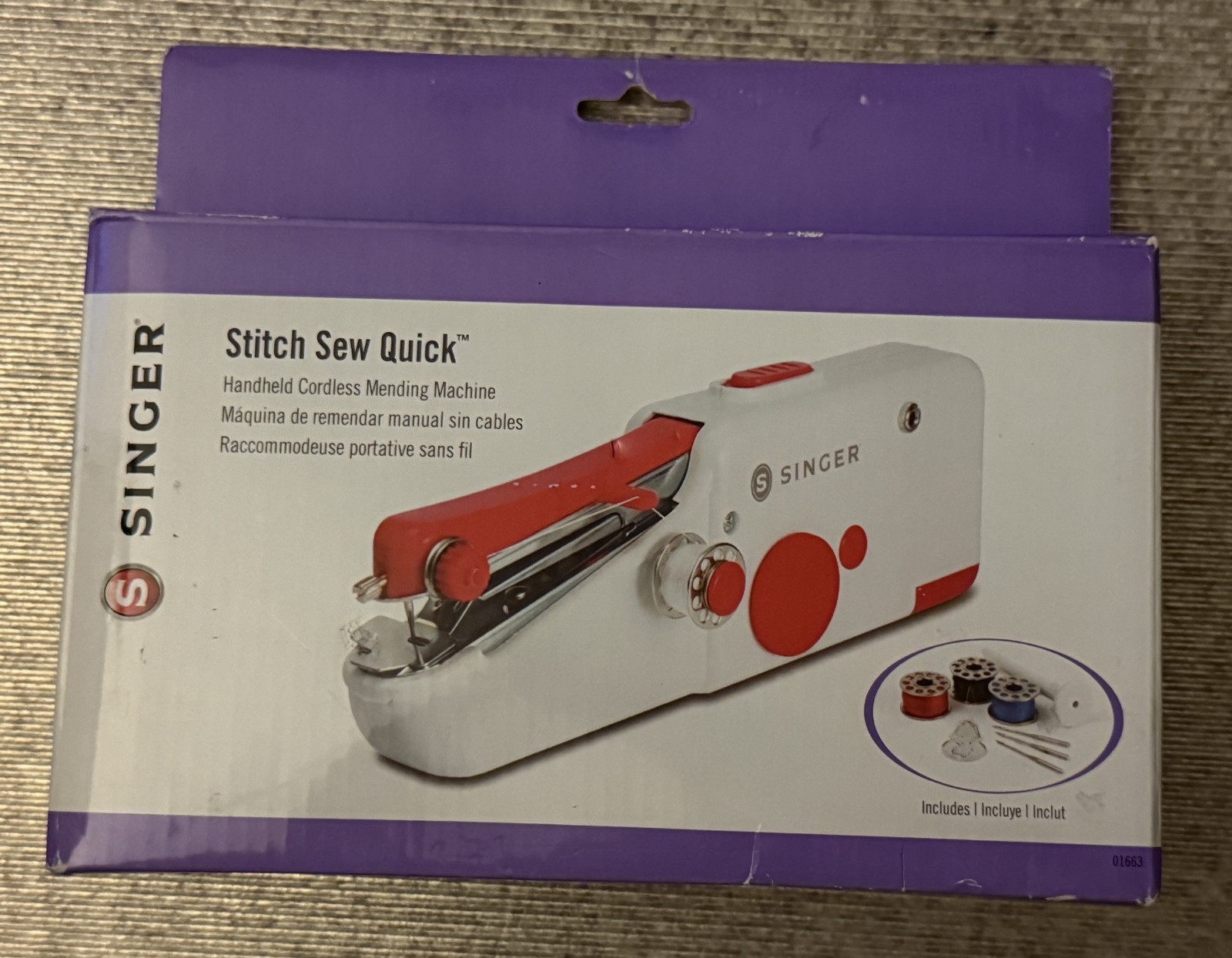 New Opened Singer Stitch Sew Quick 01663