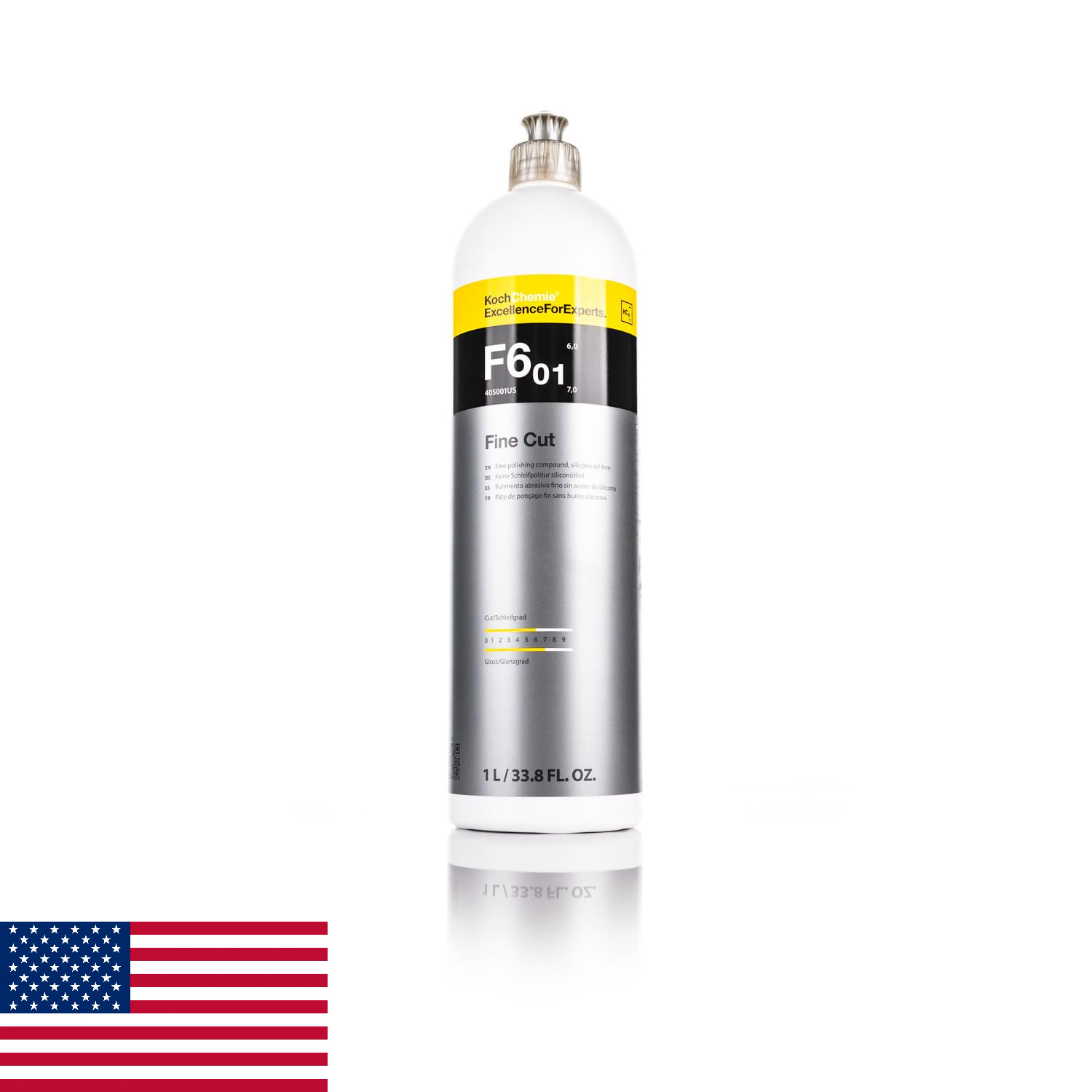 Koch-Chemie Fine Cut Polishing Compound - Silicone-Oil-Free for All Paint Types