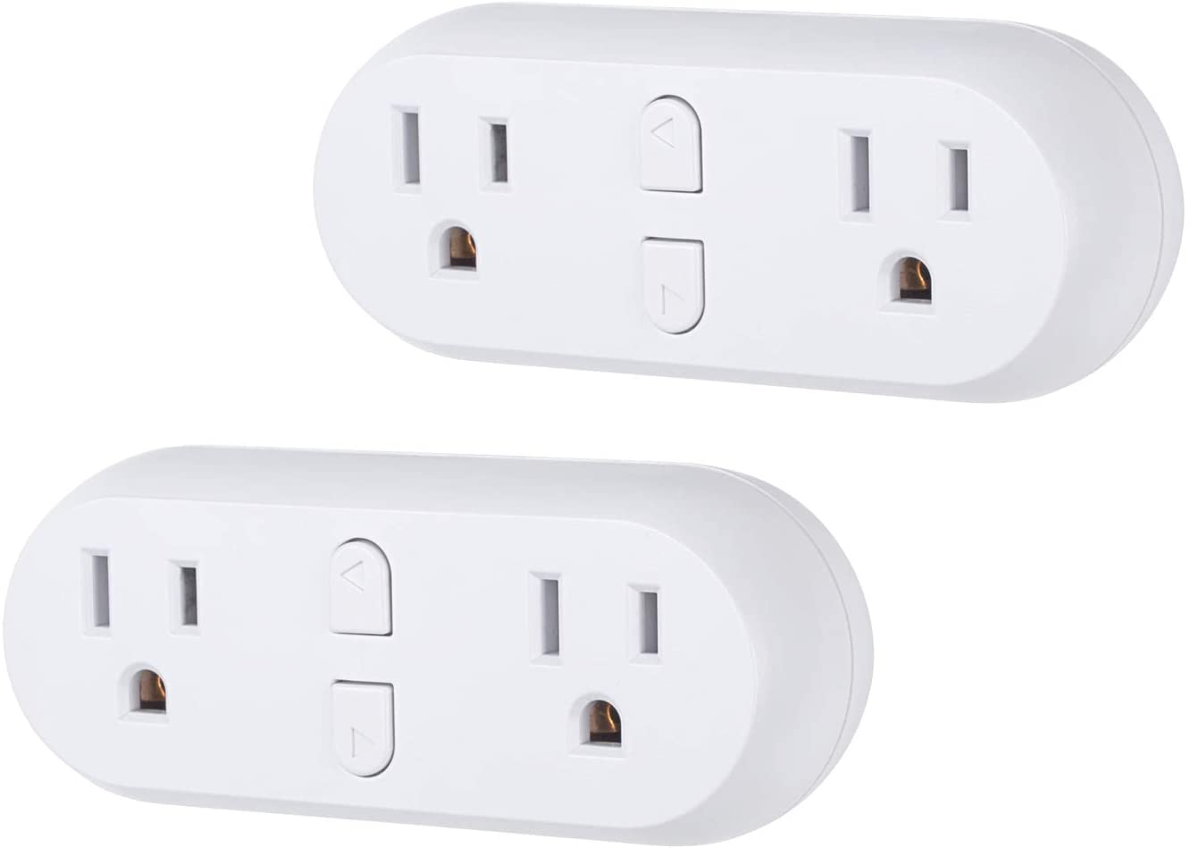 Smart Plugs WiFi Switch Outlet Extender Dual Socket Work with Alexa&Google Home
