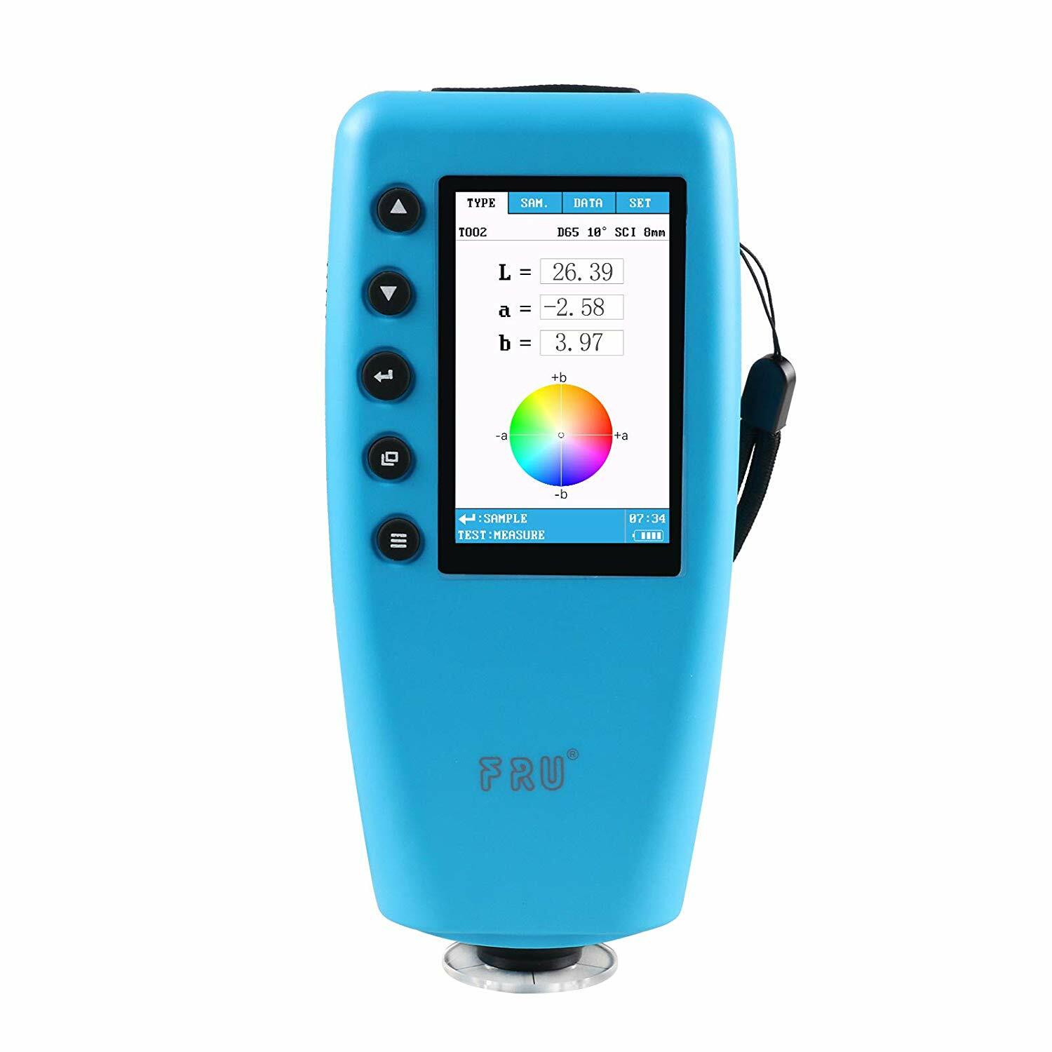 FRU WR10QC 4mm portable digital Colorimeter, color meter ,color analyzer WR-10QC