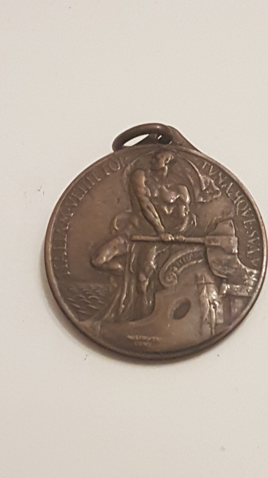 medaglia italia autrice dels uo destino         c 1500 91