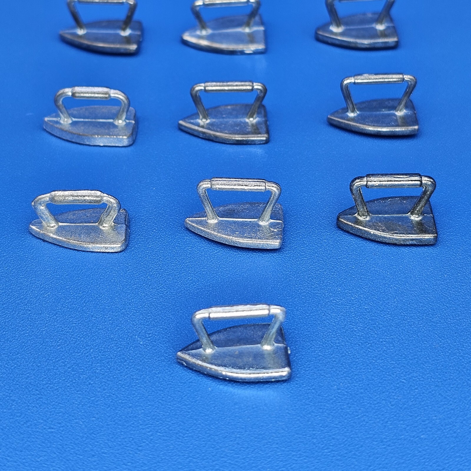 Lot of 10 Monopoly Iron Tokens Standard Basic Movers