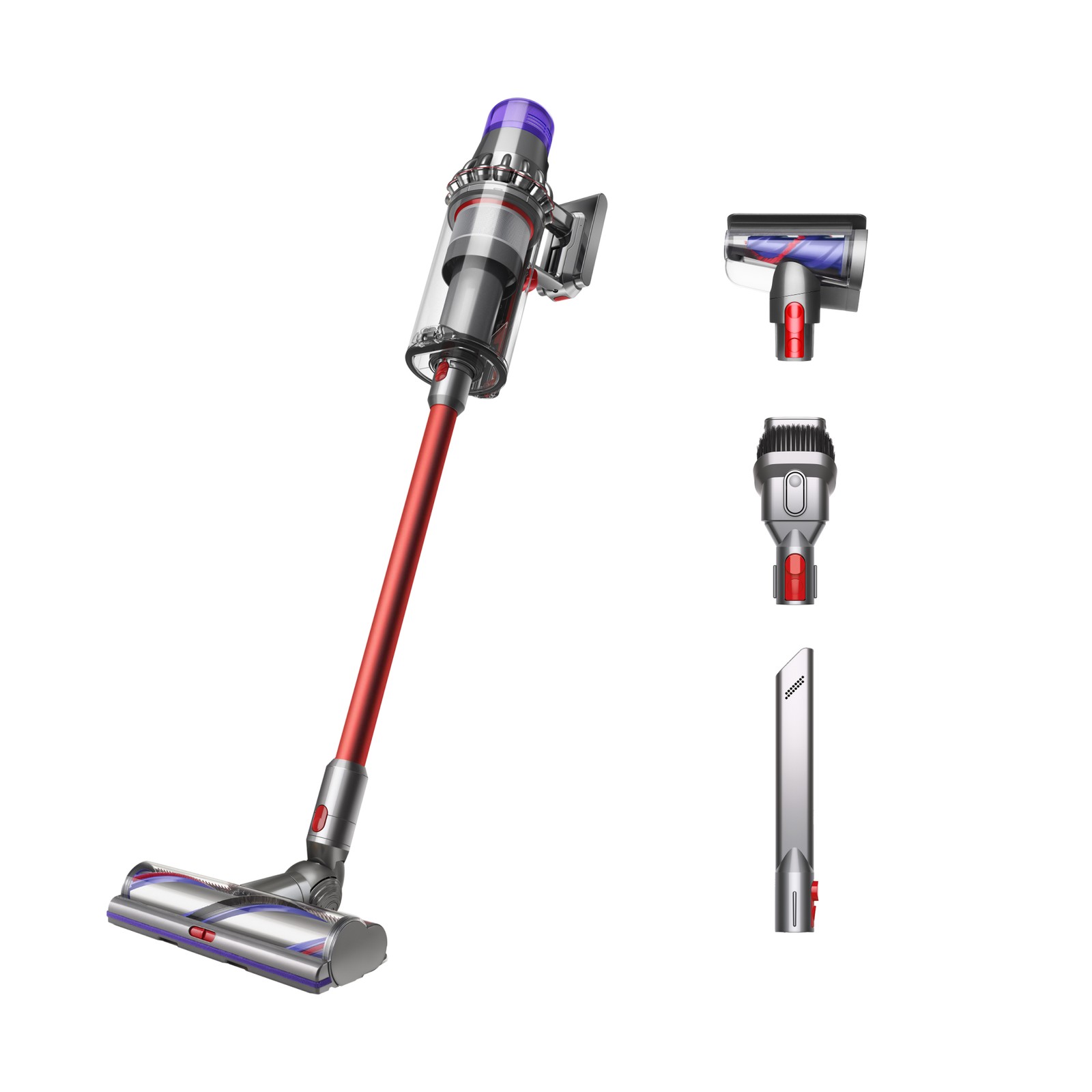 SV29 Outsize Cordless Vacuum Cleaner | Nickel/Red | Refurbished