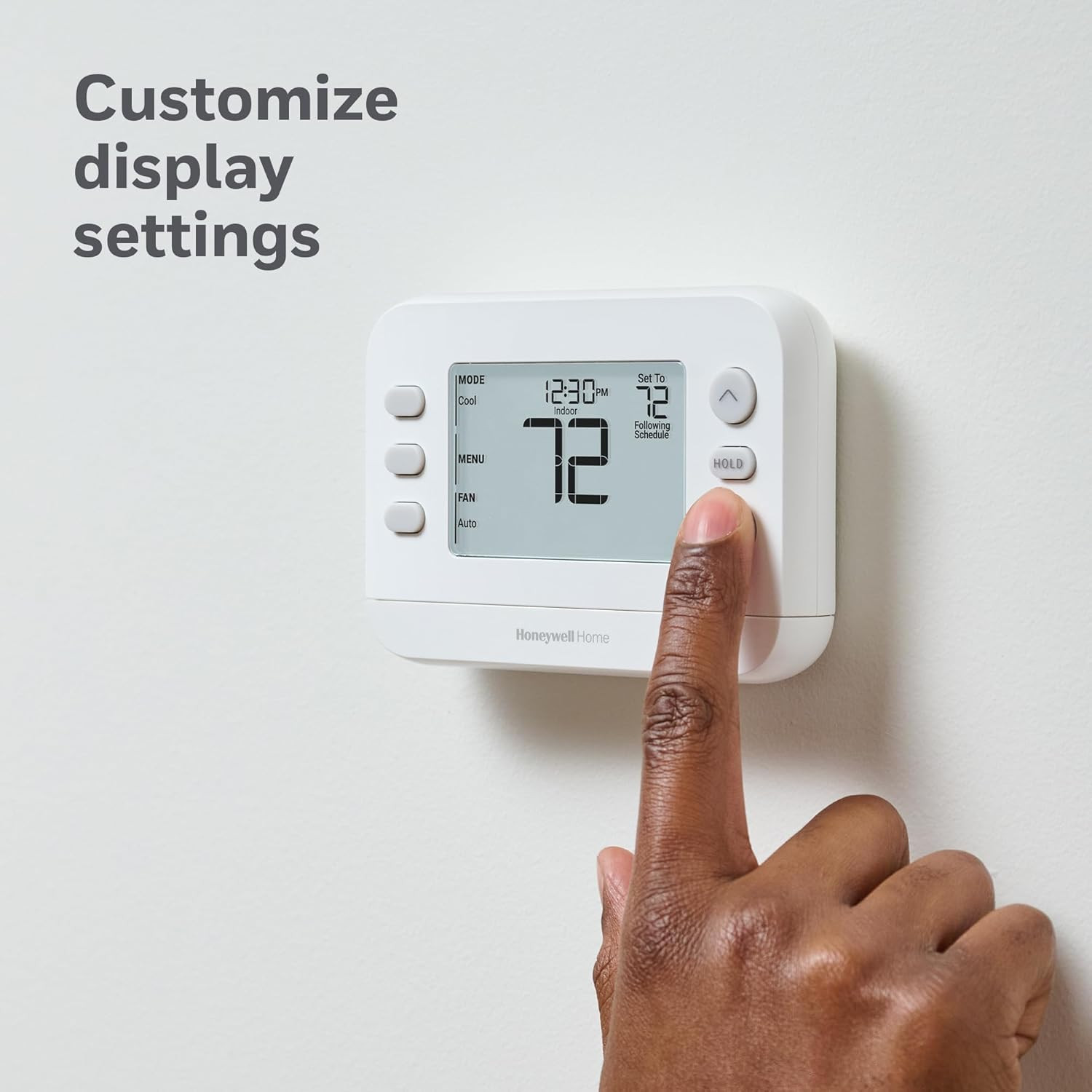 New! Programmable Thermostat, Single-Stage, 1 Heat/1 Cool Compatibility, 5-2 Da