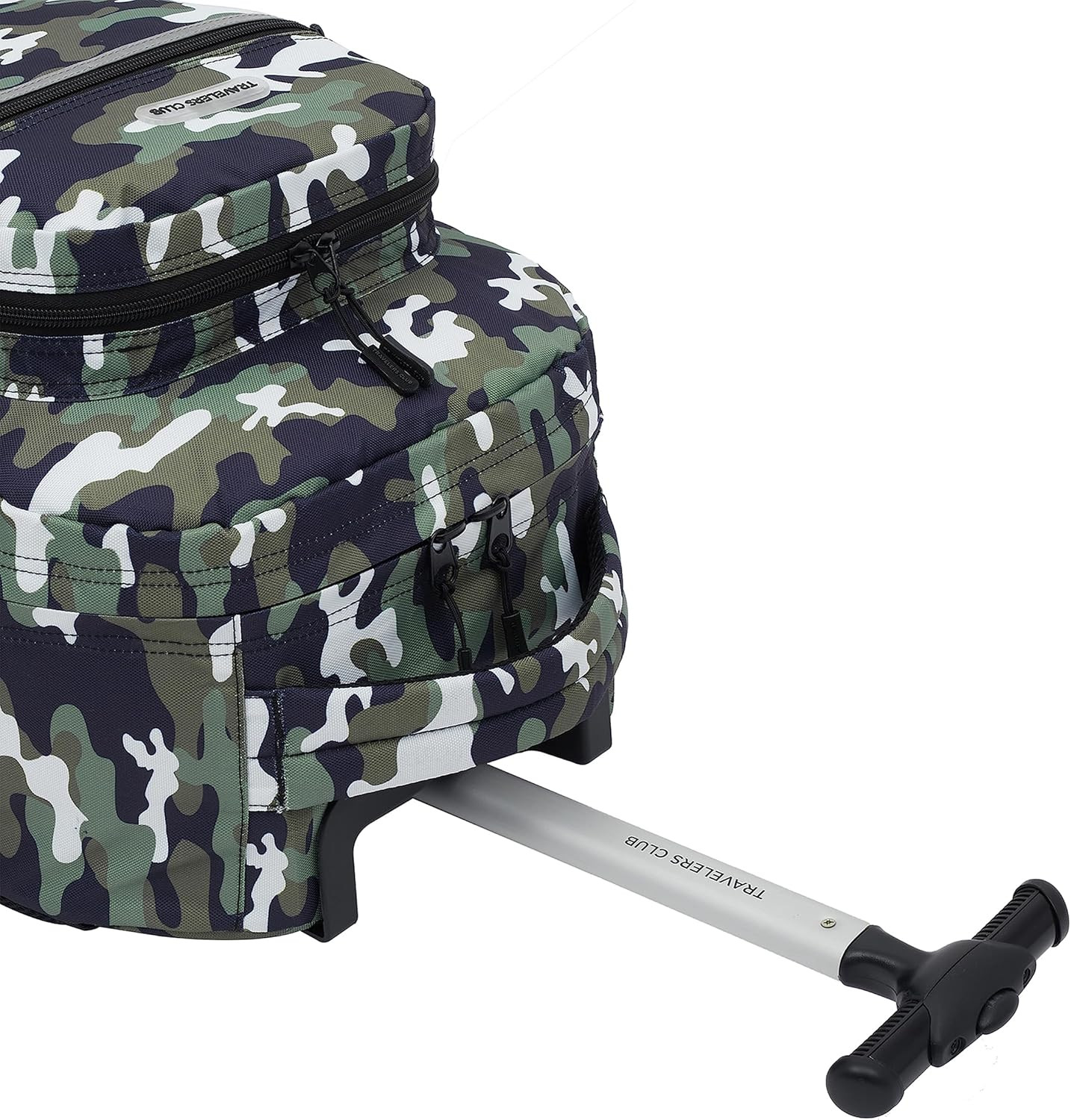 18" Rolling Backpack with Shoulder Straps, Camo
