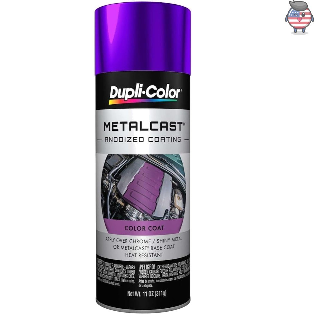 Fast-Drying 11oz Purple Anodized Automotive Spray - Easy Application & Coverage