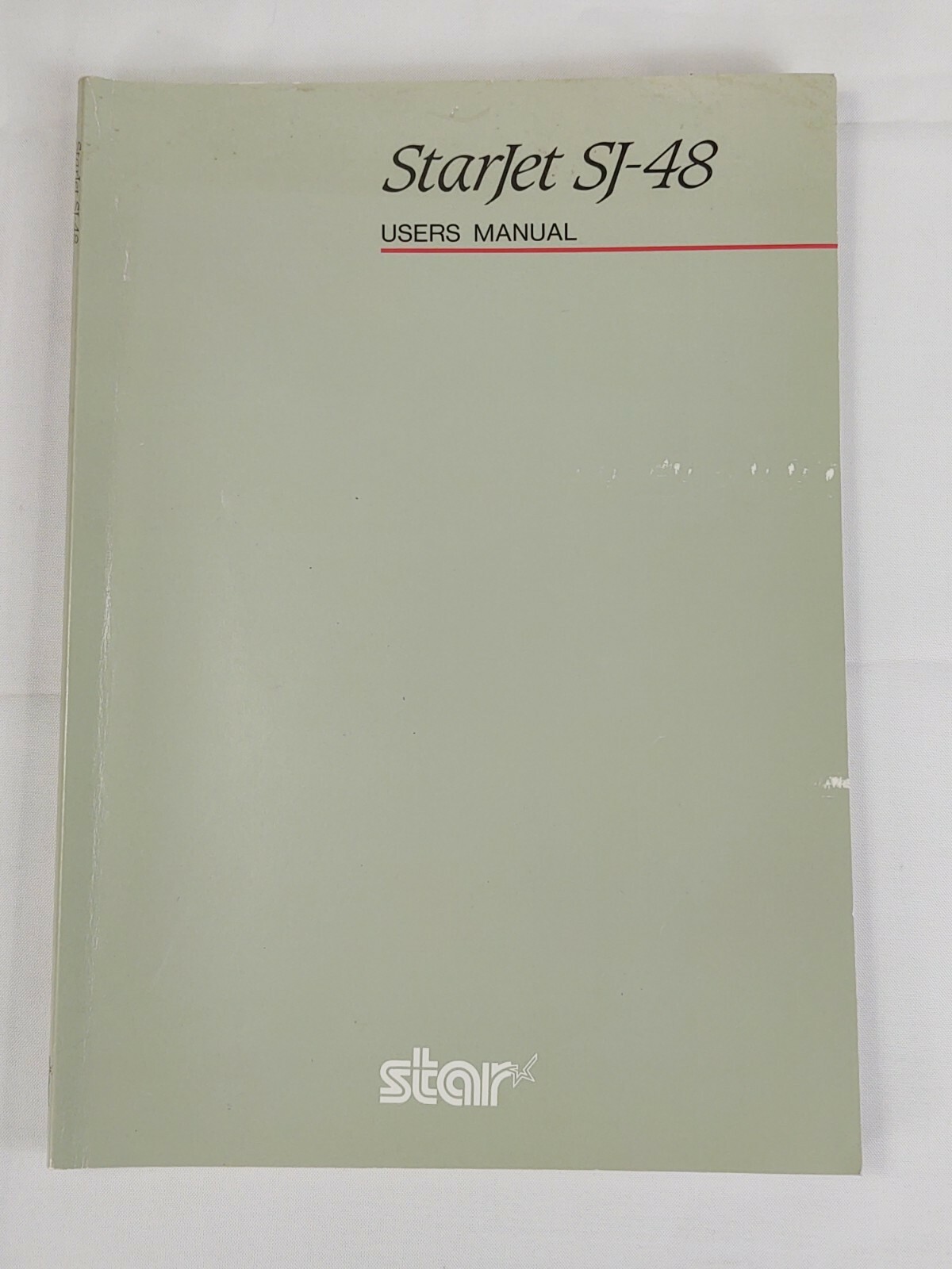 Vintage 1991 Star Micronics Starjet SJ-48 User's Guide Printer Manual Booklet