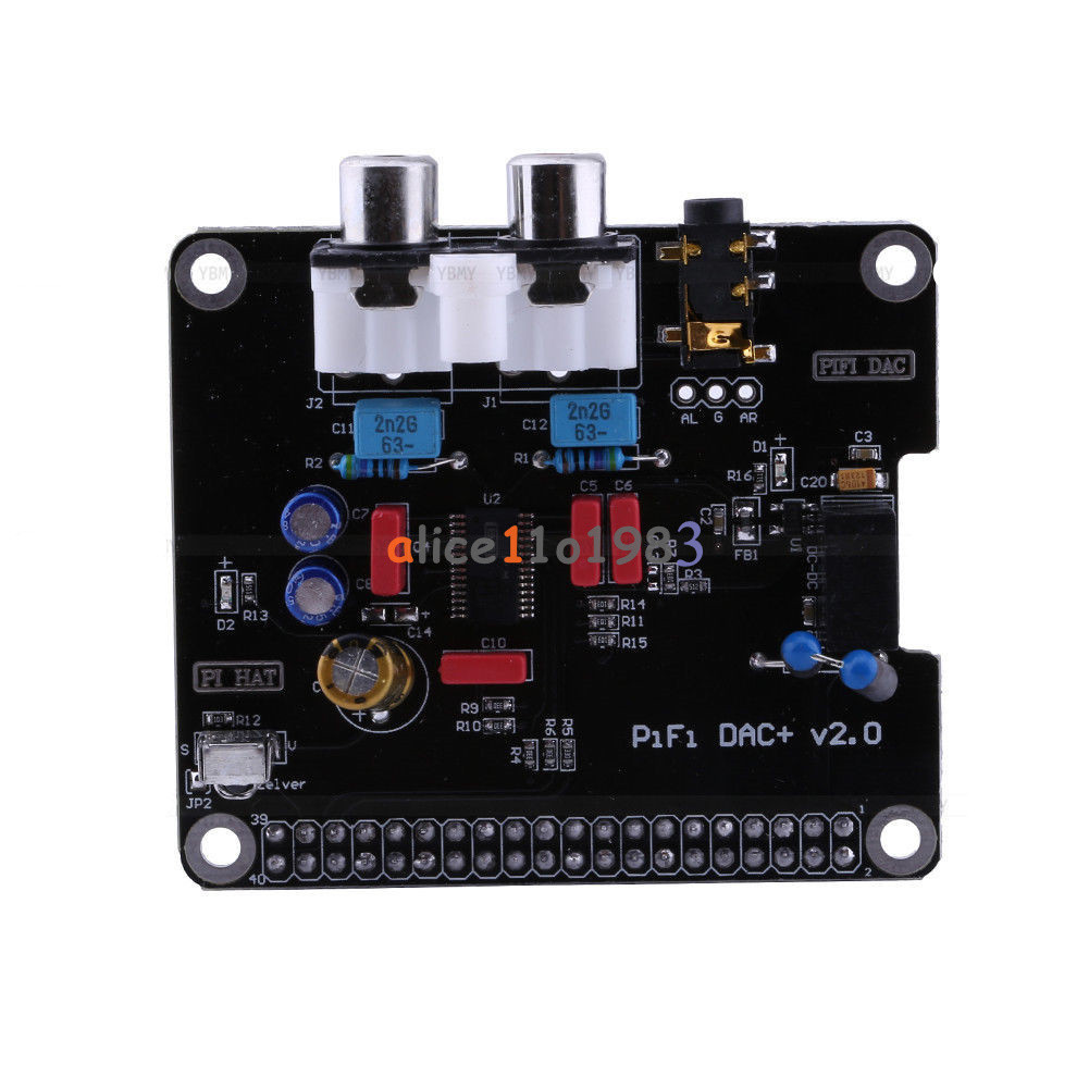 PCM5122 DAC+ HIFI DAC Audio Sound Card Module I2S interface for Raspberry pi