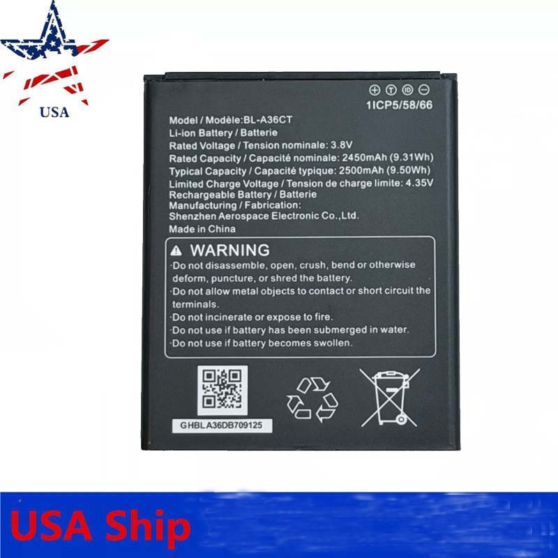 NEW for Cricket Debut Smart SL101AE Li-Ion Battery BL-A36CT Cell Phone