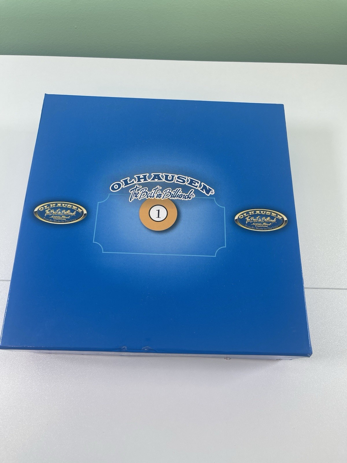 Olhausen billiard pool balls complete set 1–15 original box