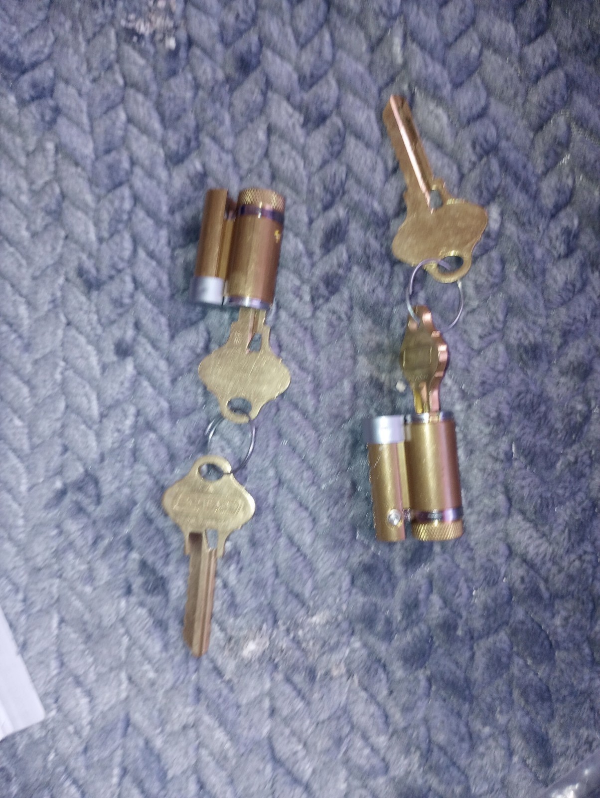 Schlage Everest 29 LFIC Mortise Cylinder Pair - Keyed Alike w/ Control Keys