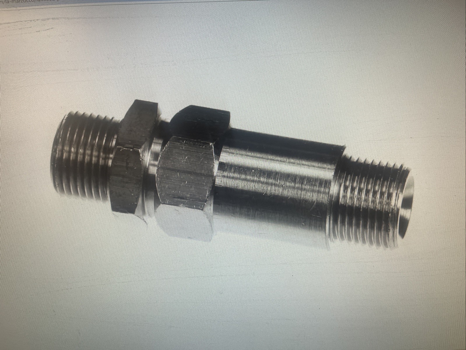 La Marzocco L032/P Check Valve, Treated, G3/8M, L032/P.01 NEW OEM.