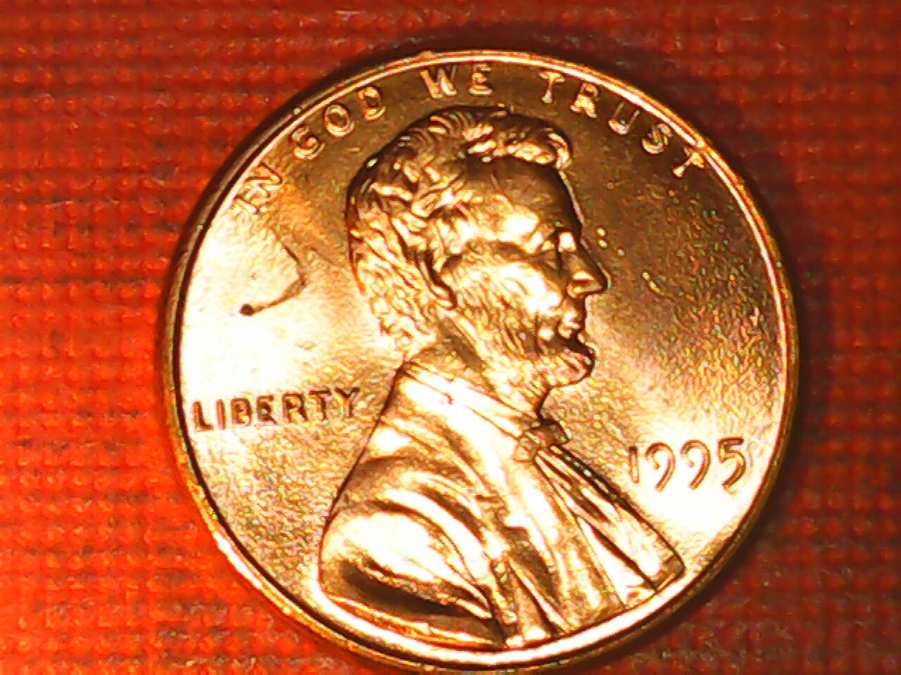 1995 Penny Die Crack Reverse