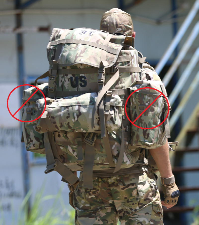 MOLLE II Large Rucksack OCP Scorpion - RUCK+FRAME+STRAPS+BELT  NO SUSTAIN