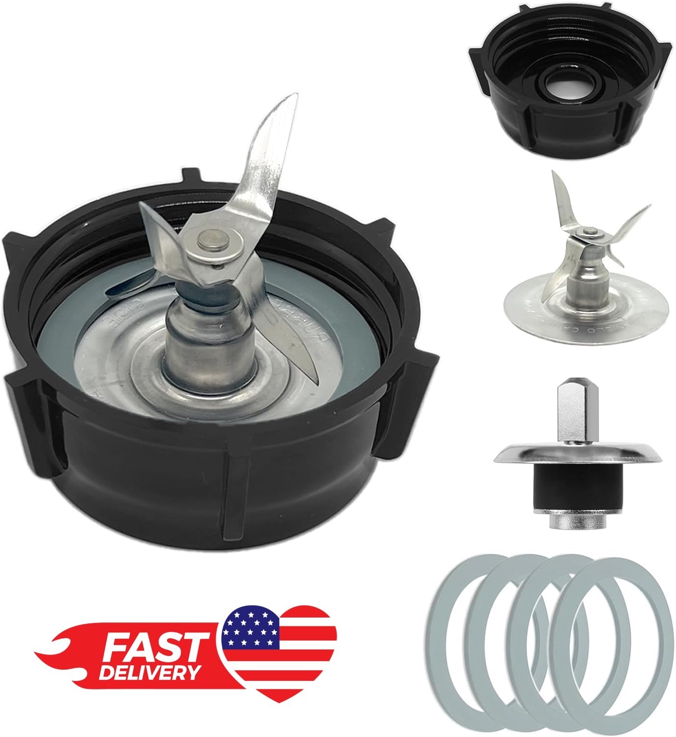 Oster Blender Replacement Parts Kit Ice Crusher Blade Jar Base Coupling Gaskets