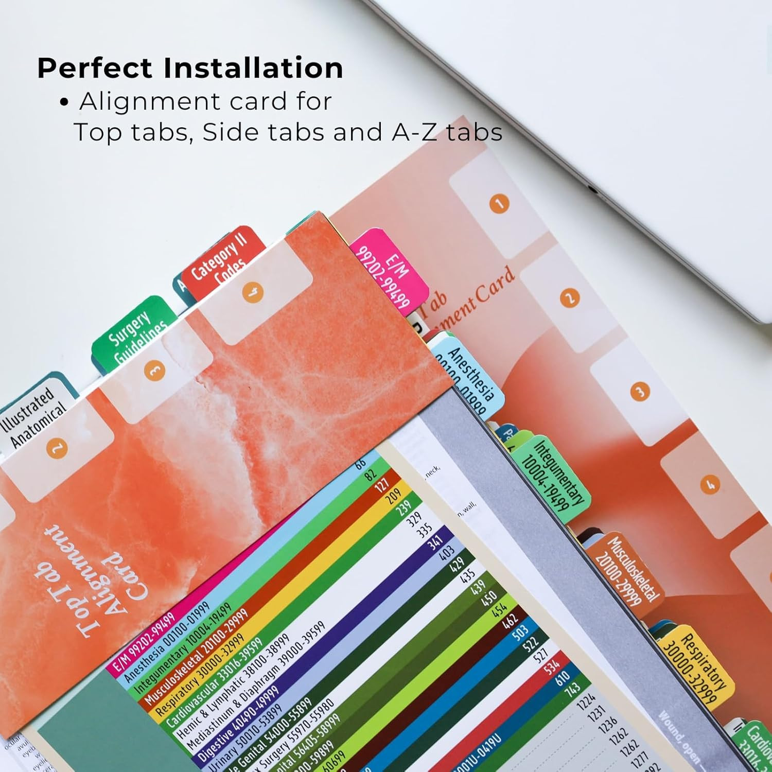 CPT 2026 Code Book Index Tabs - for AMA Version CPT 2026 Professional Edition, E