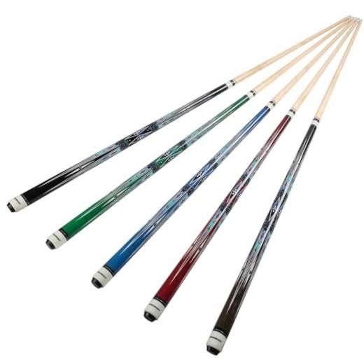 Pool Cues Set of 5/4/1, Pool Sticks for Adults 58 5 Cue Sets (18 19 19 20 21oz)