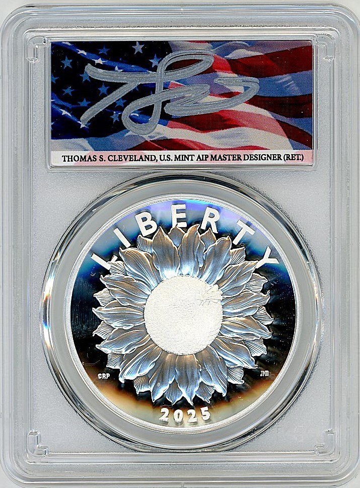 2025-P American Liberty Medal PR70 PCGS FDOI T. Cleveland Americana