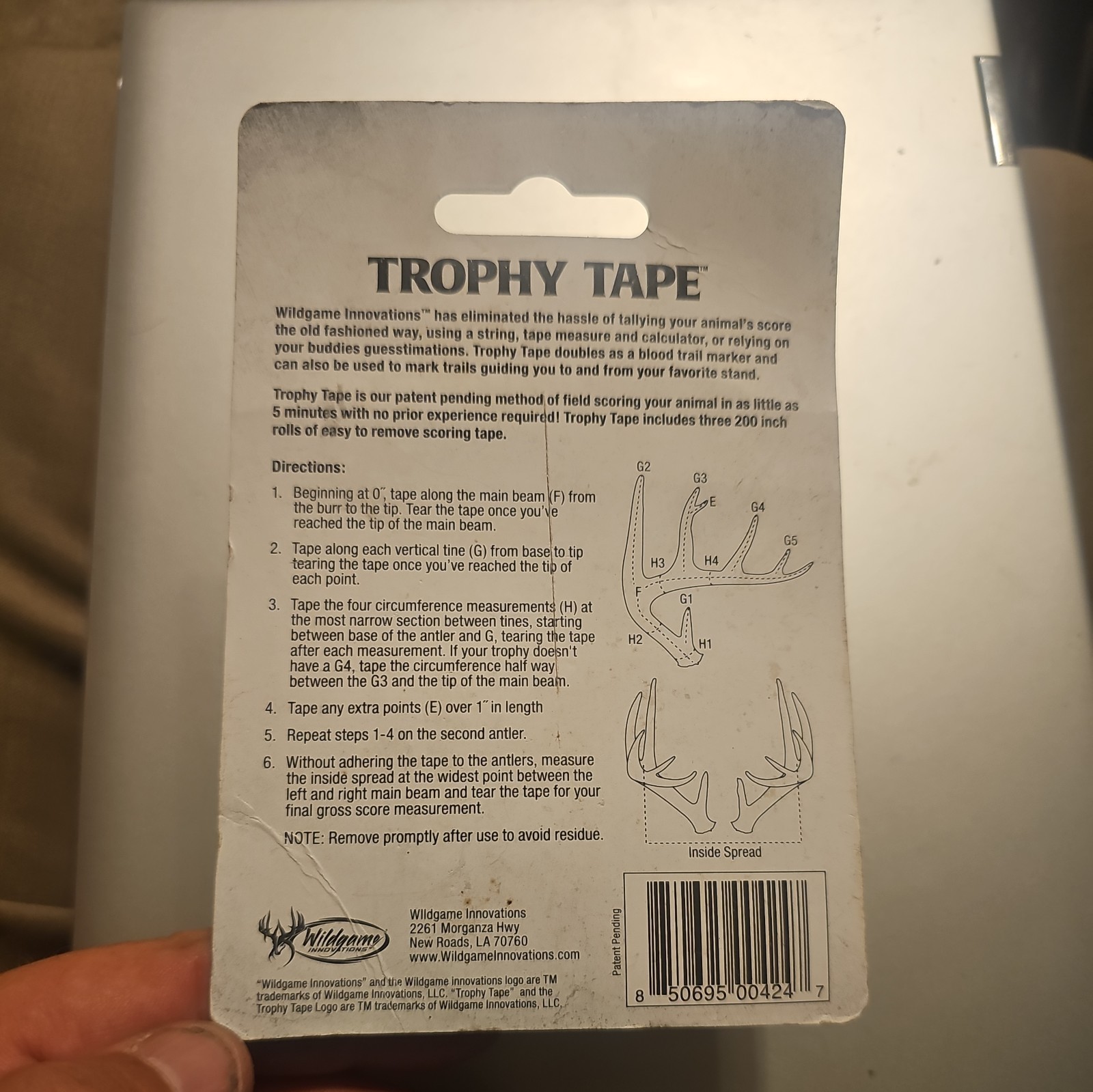 WILDGAME INNOVATIONS Trophy Tape, 3 Roll Pack | Easy-to-Remove Accurate Bright