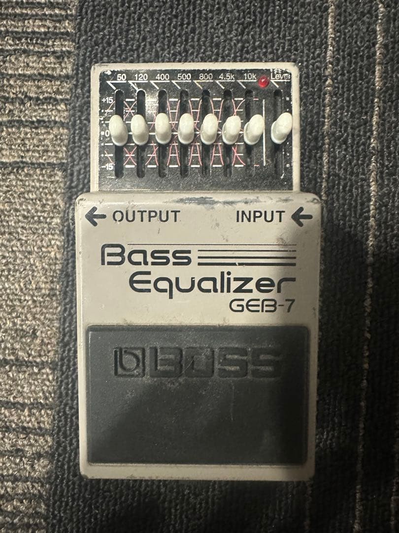 BOSS GEB-7 Bass Equalizer Pedal, EQ, Effects, Used