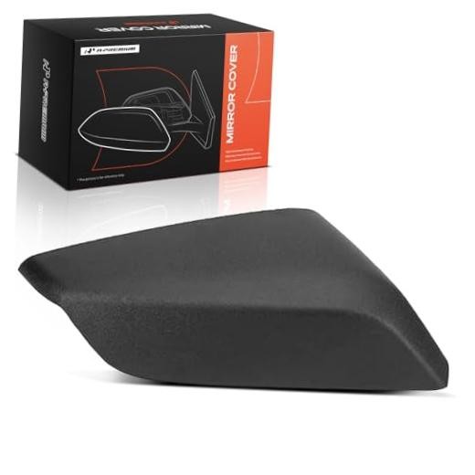 Rearview Mirror Cover Cap Compatible with Right Passenger Side Textured Black
