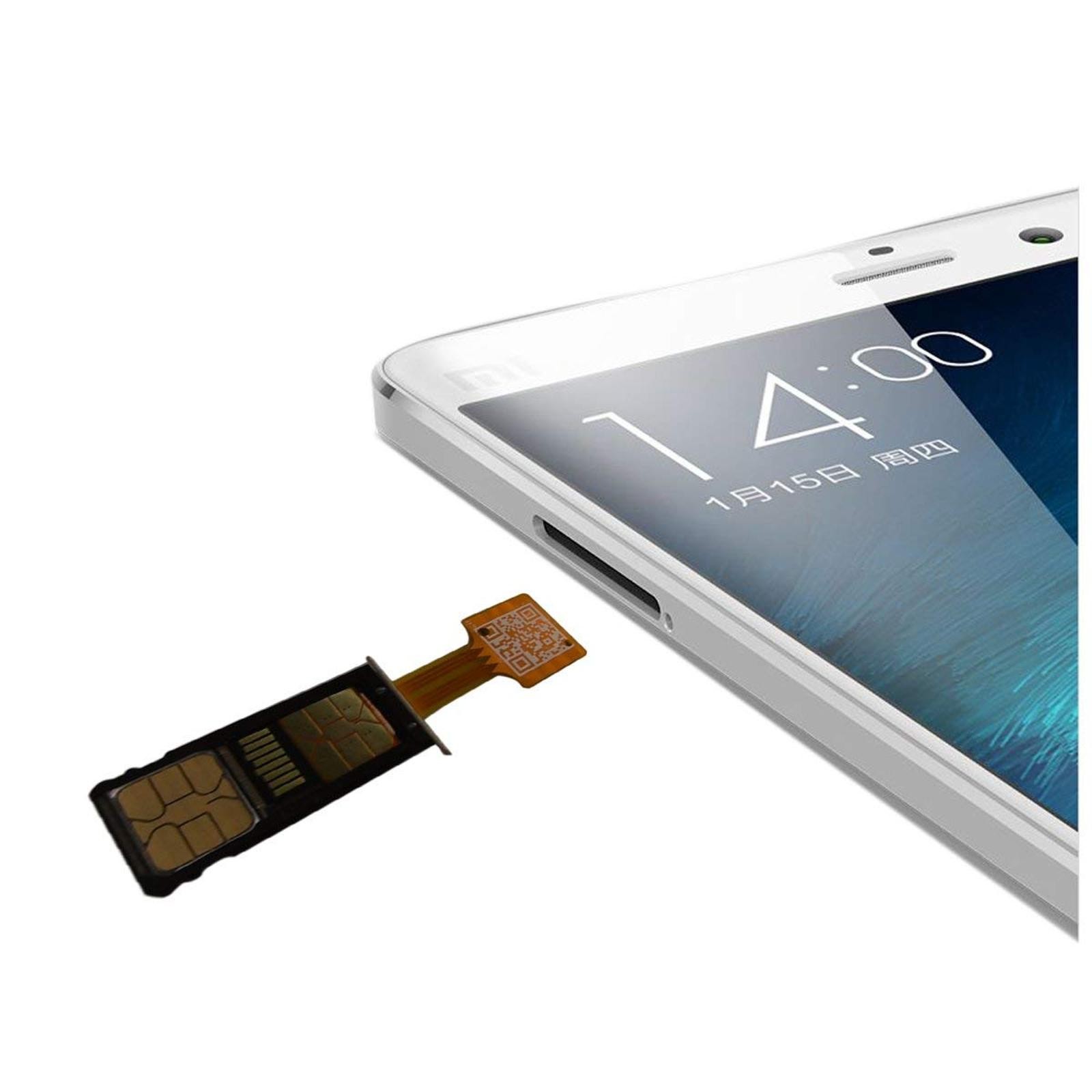 Double Dual SIM Card Micro SD Adapter for Android Phone Extender Nano to NAMO E
