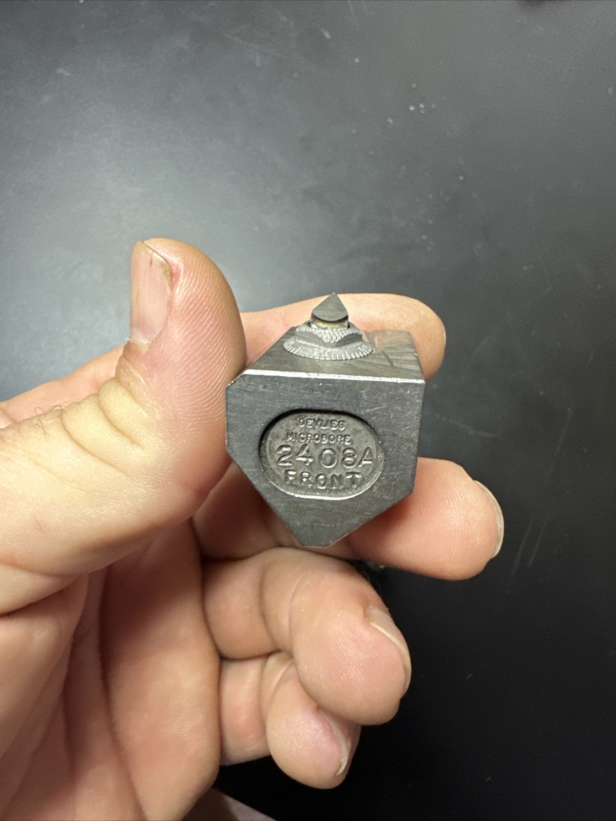 Devlieg Microbore 2408A Grinding Fixture Block Tool Sharpening Jig Machinist