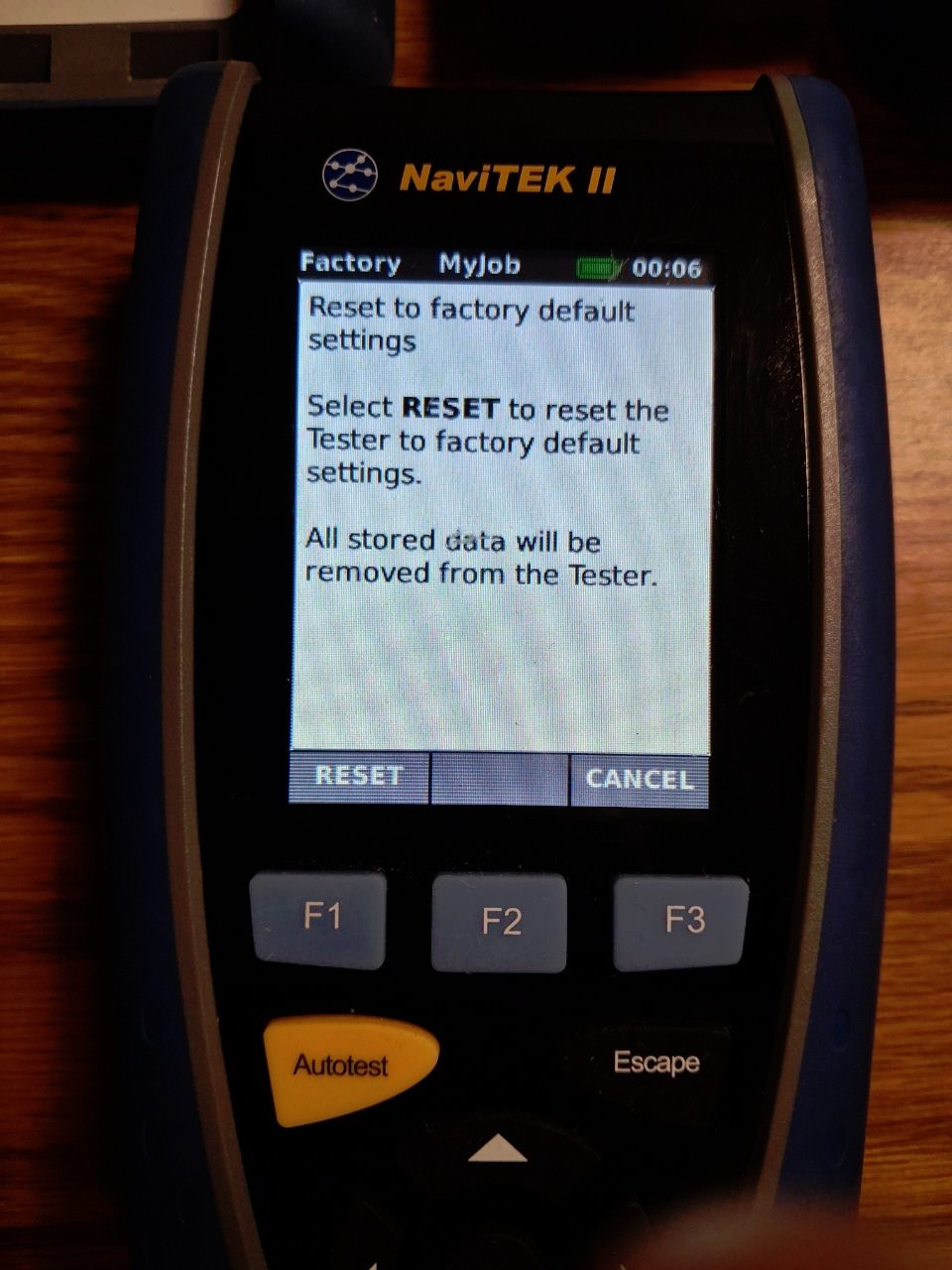 Trend Networks NaviTEK ll PLUS Network Cable Tester Wiremapping Copper/Fibre