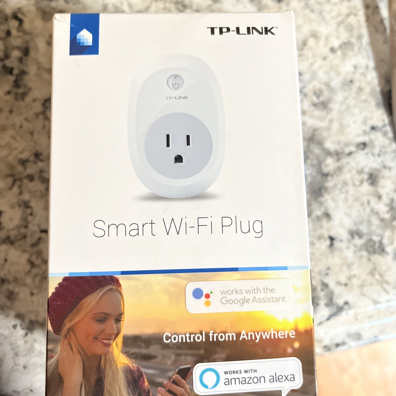 TP-LINK HS100(US)Smart WiFi Plug for Amazon Alexa & Google - New Open Box