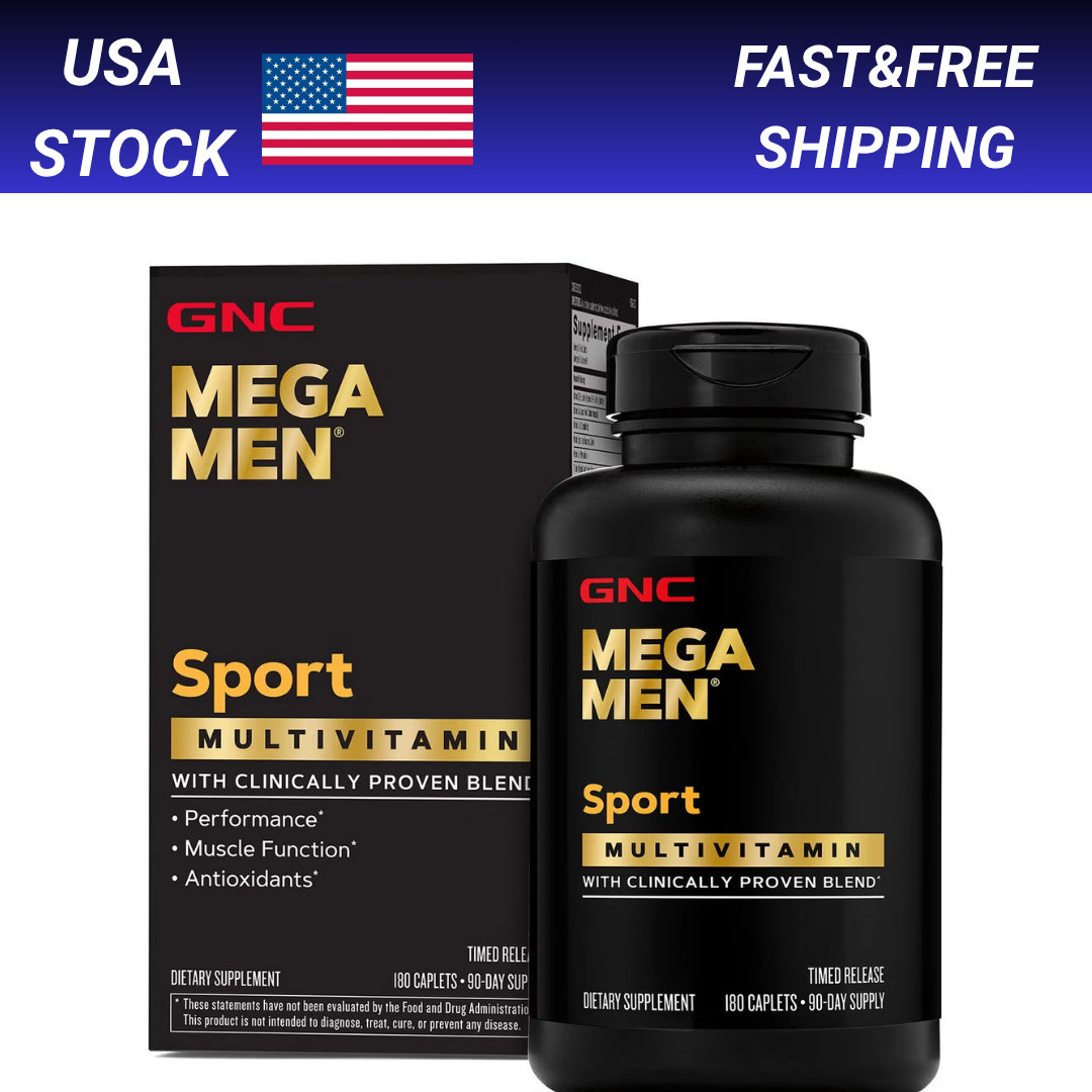 GNC Mega Men Sport Multivitamin Timed Release - 180 Caplets