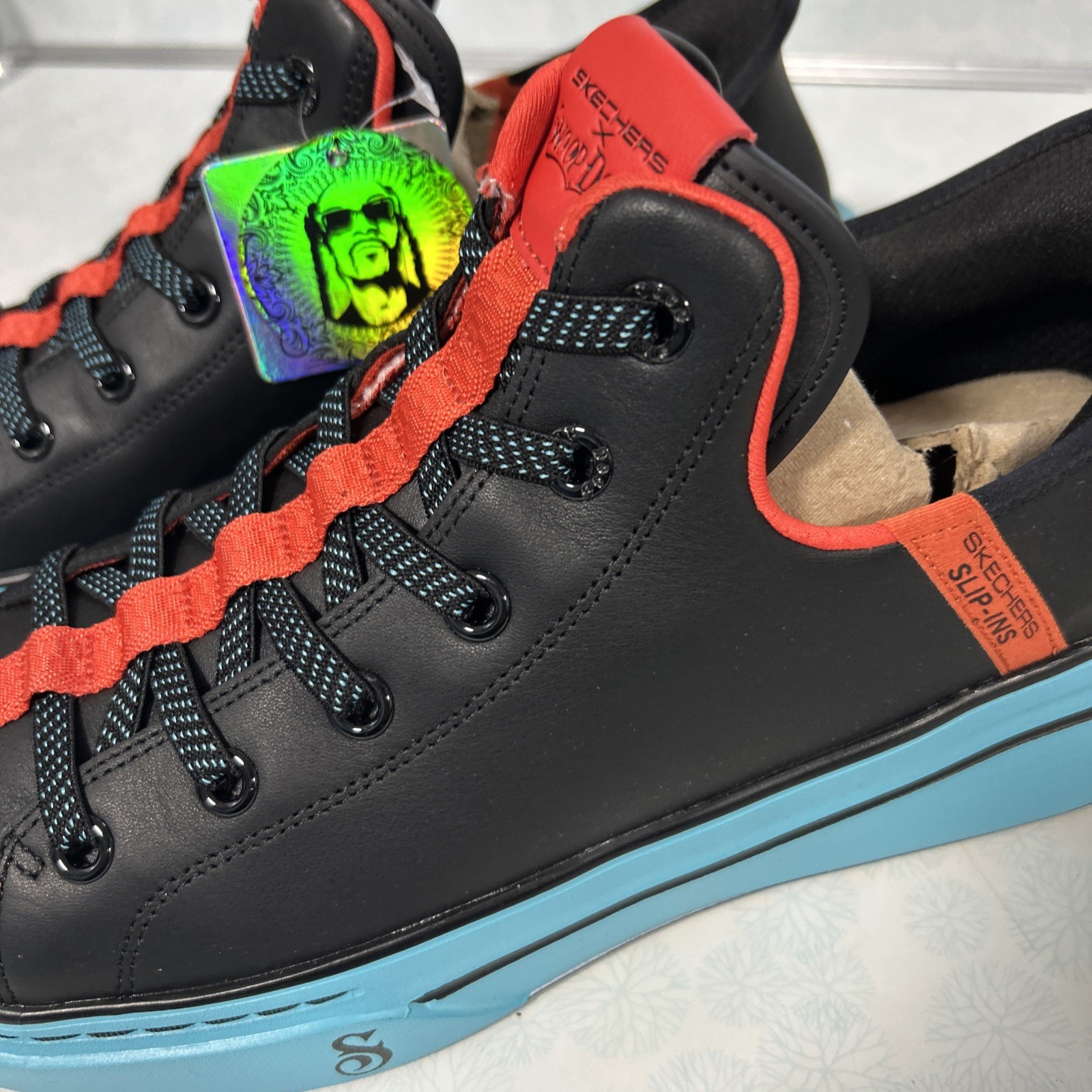 Snoop Dogg One-OG 251035 Men’s 12 Women 13.5 BNIB Black/Turquoise Free Shipping