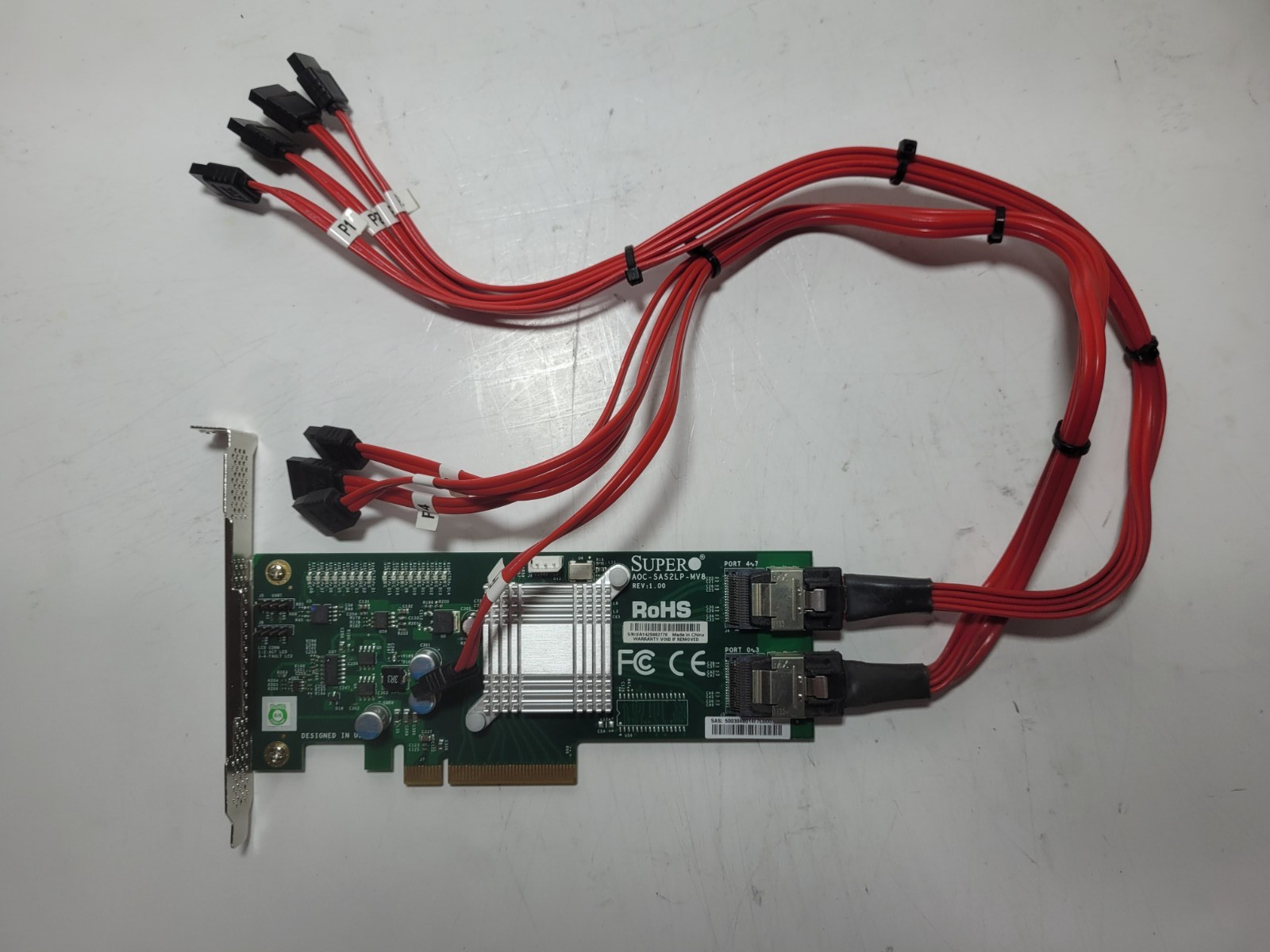 Supermicro AOC-SAS2LP-MV8 PCI Card #0401