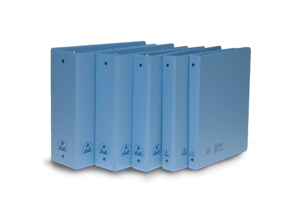 Desco 07415 - ESD BINDER, STATIC DISSIPATIVE, 2 IN