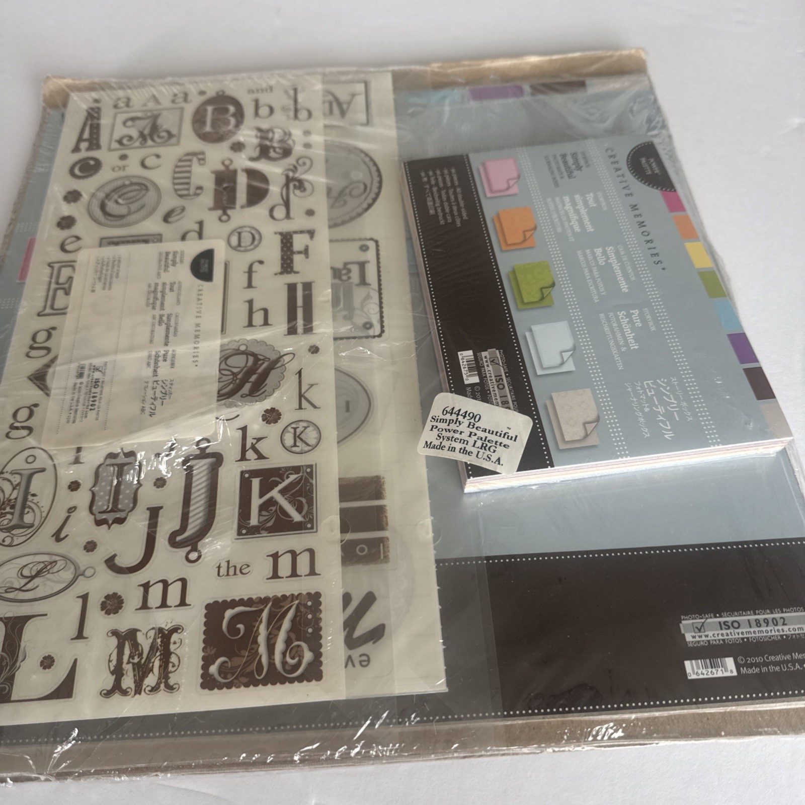 Creative Memories 12X12 Simply Beautiful POWER PALETTE Kit  644490