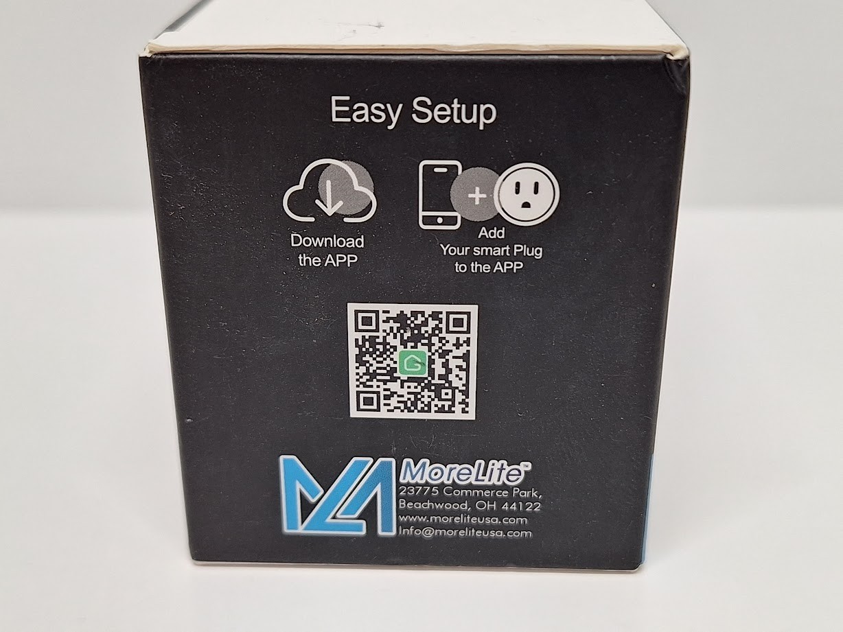 Morelite 1200W Voice Control Smart Plug WP3 2-Pack Wi-Fi Enabled Alexa & Google