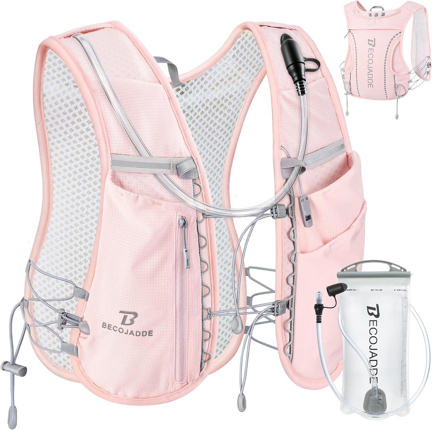 5L Running Vest for Women, Hydration Backpack Lightweight & Breathable for Trail