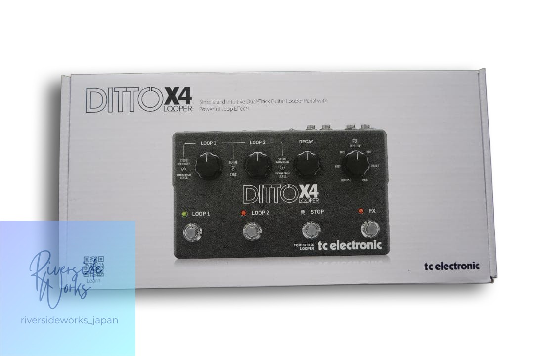 tc electronic DITTO X4 LOOPER Unit with Adapter