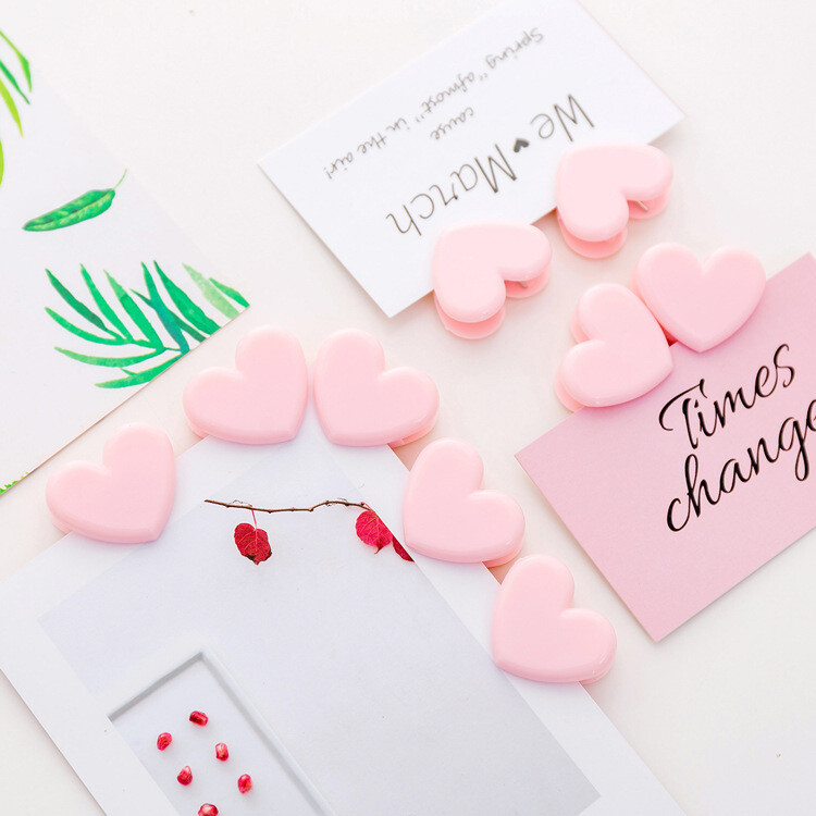 Japanese Girl Heart Love Clip Decoration clips stationary supplies