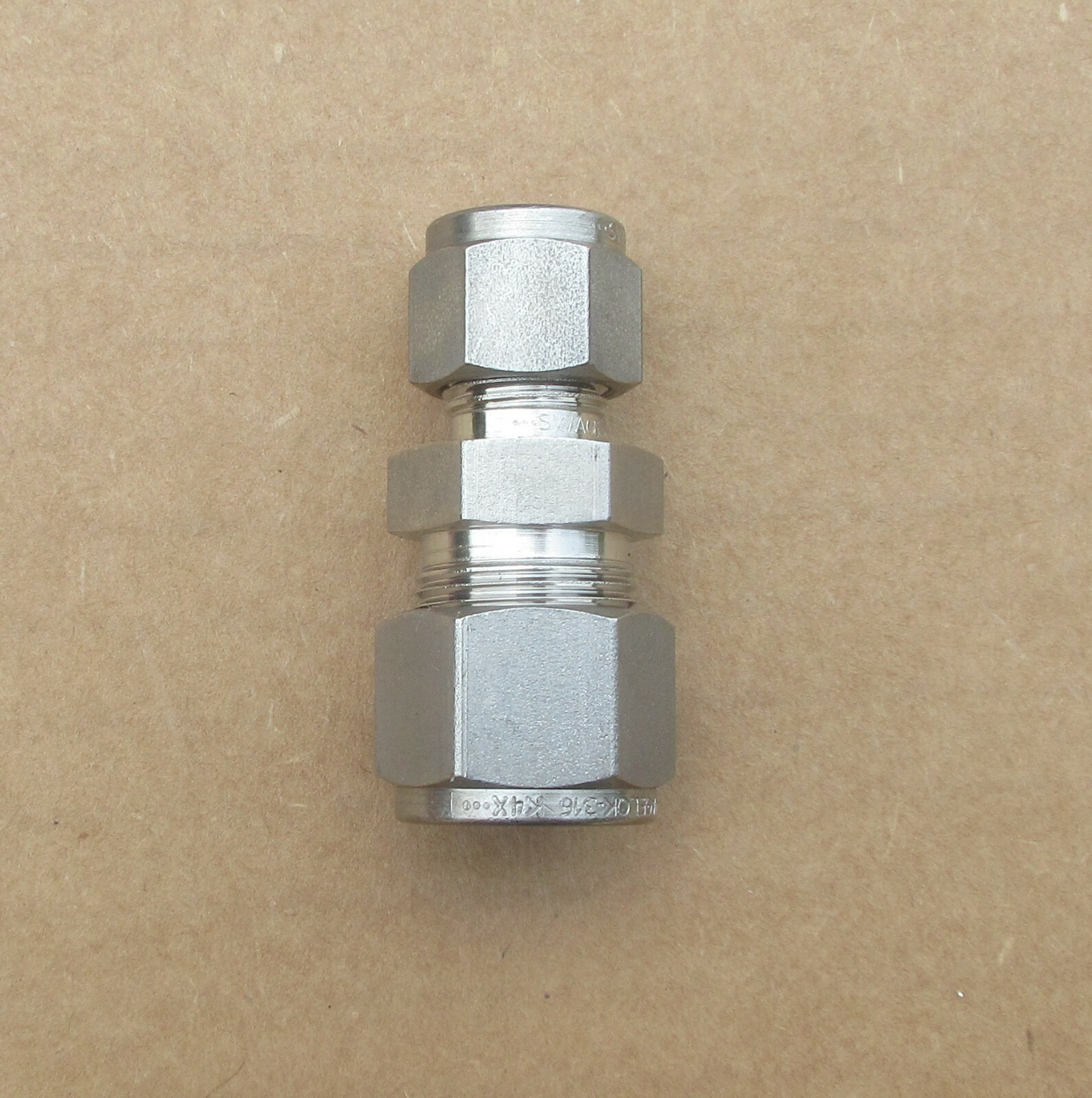 Swagelok  1/2" X 3/8" Stainless Steel  Union Reducer SS-810-6-6 Sevral Avail New